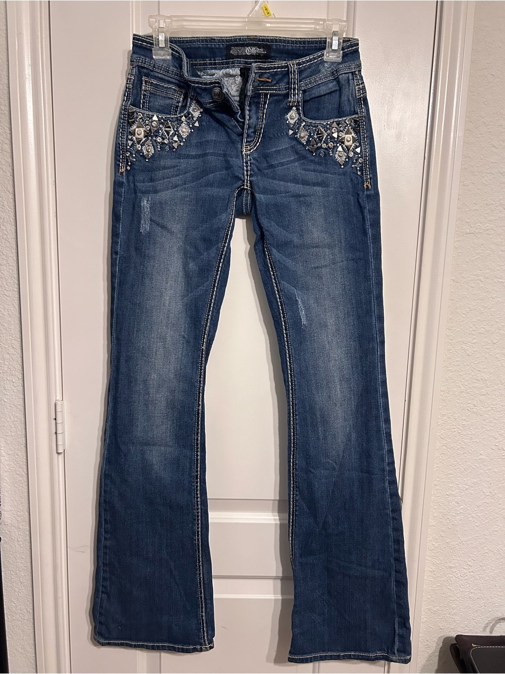 Cello Bootcut Embellished Jeans Juniors